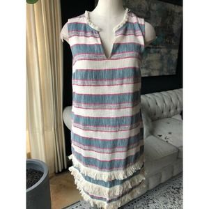 Anthologie Holding Horses Striped Fringe Dress 6